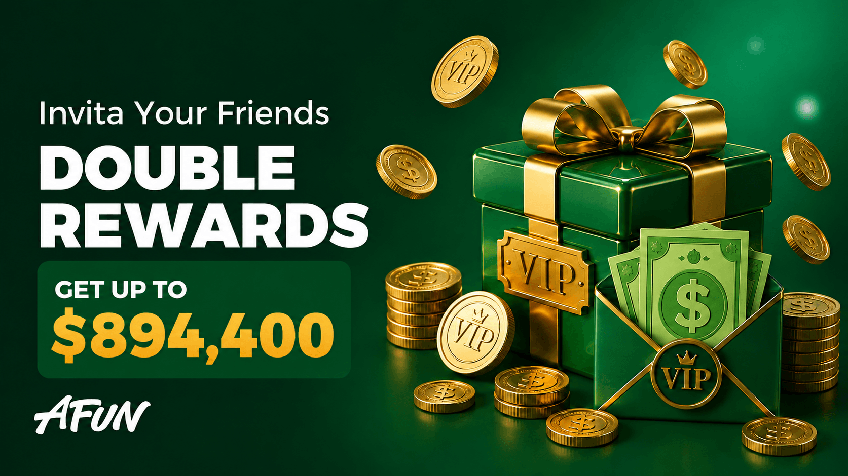 INVITE FRIENDS · DOUBLE REWARDS